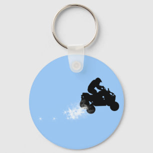 fyrhjulingar. nyckelring