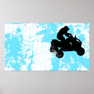 fyrhjulingar. poster