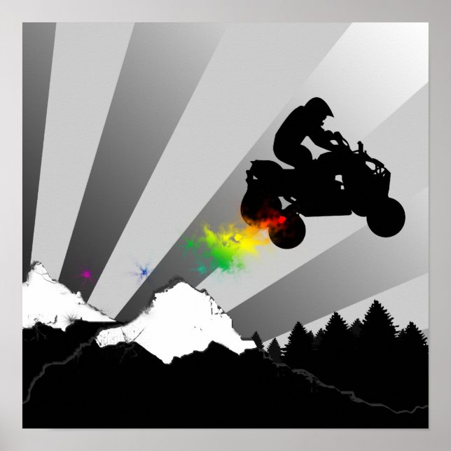 fyrhjulingar: smuts-spår : poster (Framsidan)