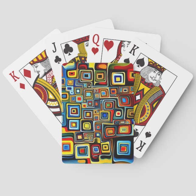 Fyrhörningar Casinokort (Baksidan)