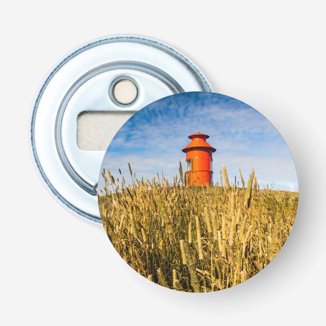 Fyrhus i Stykisholmur, Island Flasköppnare (Framsidan)