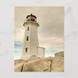 Fyrhuset, Peggy's Cove, Nova Scotia. Vykort