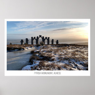 Fyrish Monument, Alness, Skottland Poster
