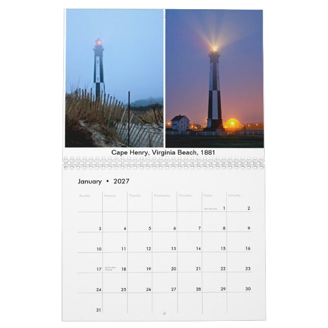 Fyrkalender 2019 kalender (Jan 2027)