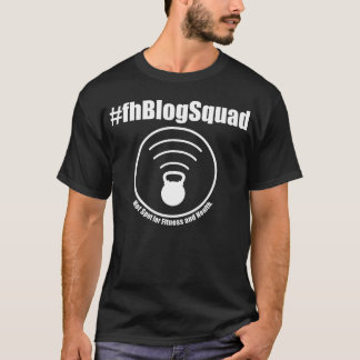 Fyrkant för Blogg av lämplighet och hälsa T Shirt