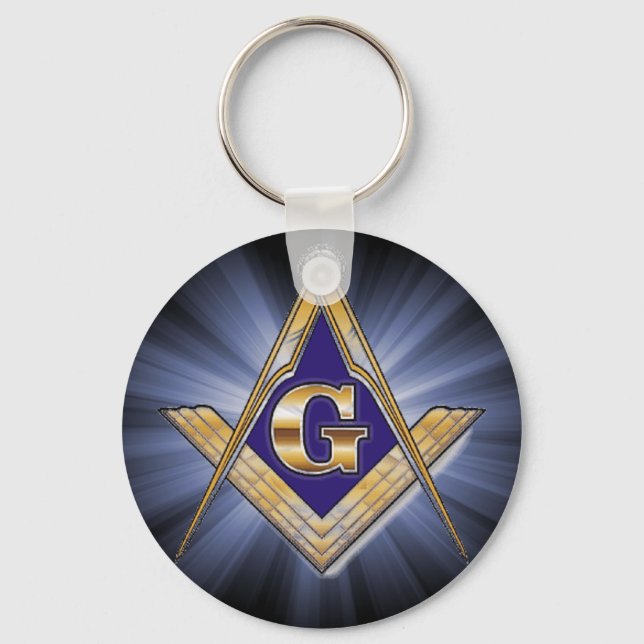 Fyrkant och kompass nyckelring (Framsida)