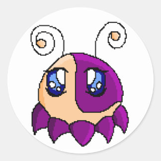 Fyrkant Runt Klistermärke