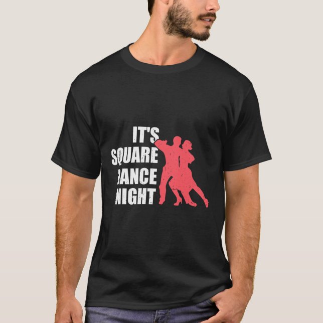 Fyrkantdans  t shirt (Framsida)