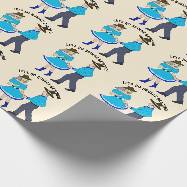 Fyrkantdanspar Presentpapper (Hörn)