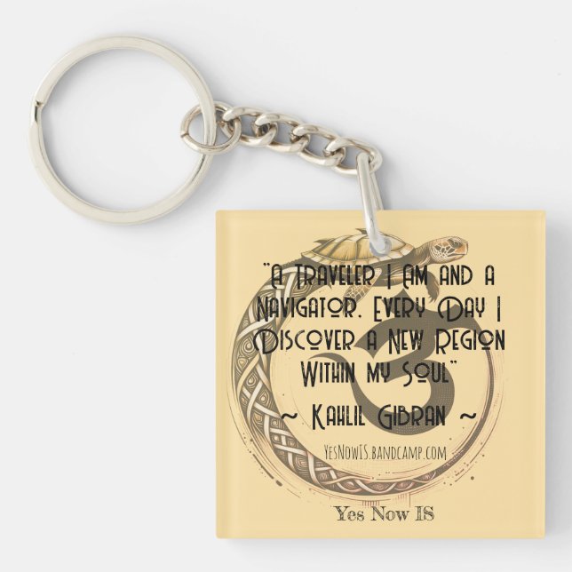 Fyrkantig akrylNyckelring (Framsidan)