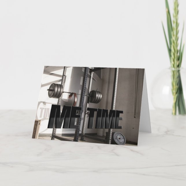 Fyrkantig arbetsgruppsrörelse - Me Time - Gym Kort (Framsida)