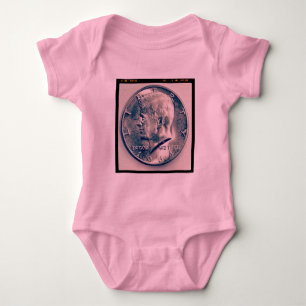 Fyrkantig bild - JFK Half Dollar T-shirt