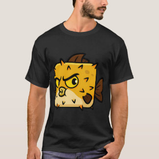 Fyrkantig blåsfisk t shirt