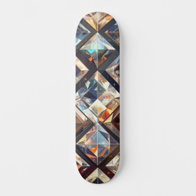 Fyrkantig diamant skateboard (Framsida)