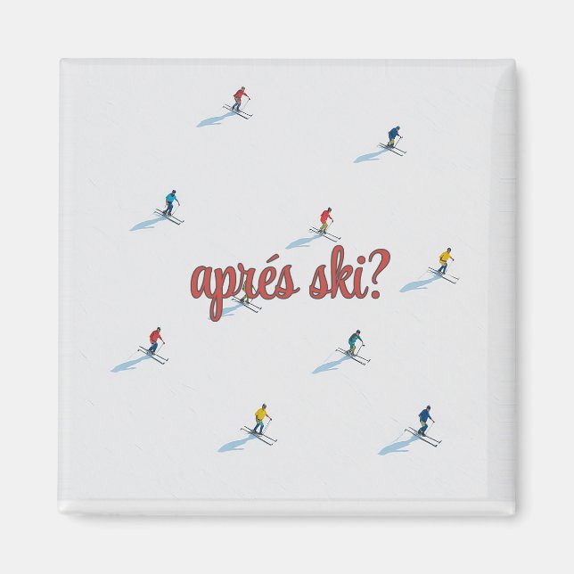 Fyrkantig efter skidmagnet  magnet (Framsidan)