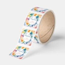 Fyrkantig fästpunkt för Cute Boho Baby Shower | An