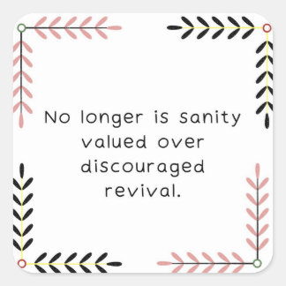 Fyrkantig fästpunkt fyrkantigt klistermärke