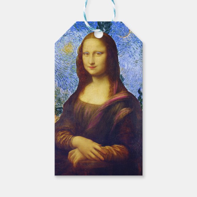 Fyrkantig fästpunkt presentetikett (Framsidan)