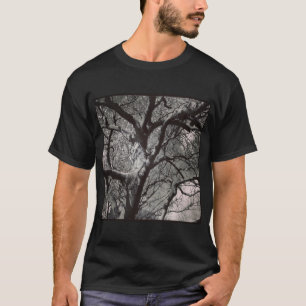 Fyrkantig Foto - Magnoliaträd i Tidlig Vår T-shirt