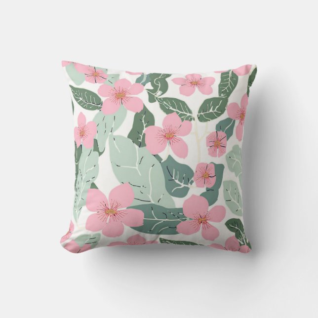 Fyrkantig fyllning för blommigt kudde (Framsida)