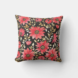 Fyrkantig fyllning för blommigt kudde