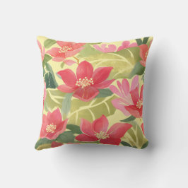 Fyrkantig fyllning för blommigt kudde