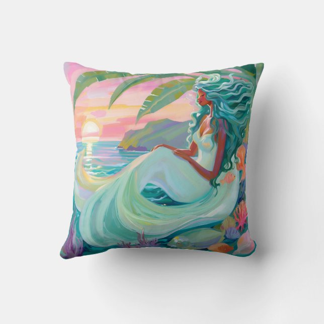 Fyrkantig fyllning för sjöjungfru kudde (Baksida)