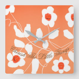 Fyrkantig inspirationslängd, lilla Saken Klocka