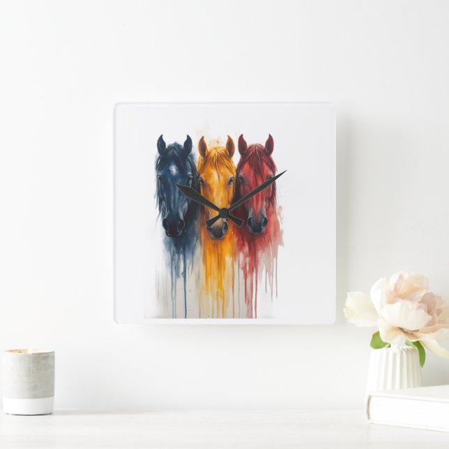 . FYRKANTIG KLOCKA (Hem)