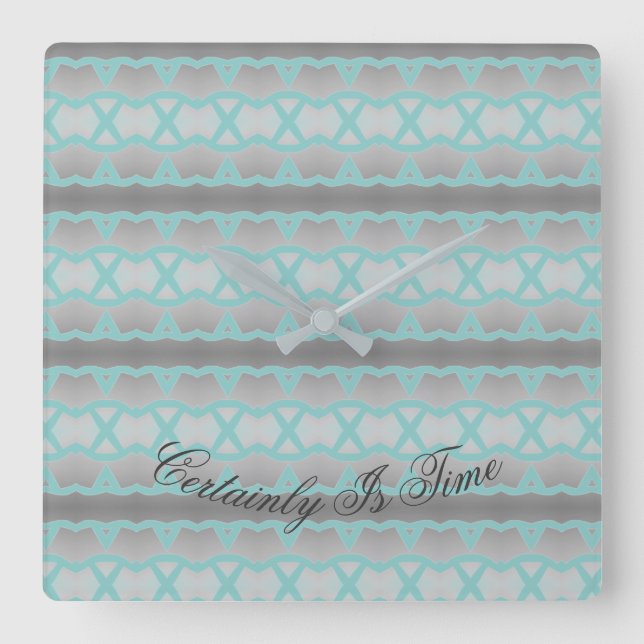 Fyrkantig lås med kalk och Grått Fyrkantig Klocka (Framsida)