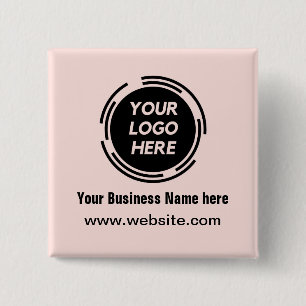 Fyrkantig Namn Business Logotyp Basic Employee, me Knapp