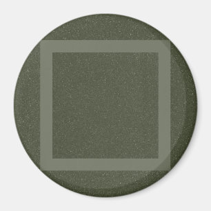 Fyrkantig ram Mossgrön Magnet