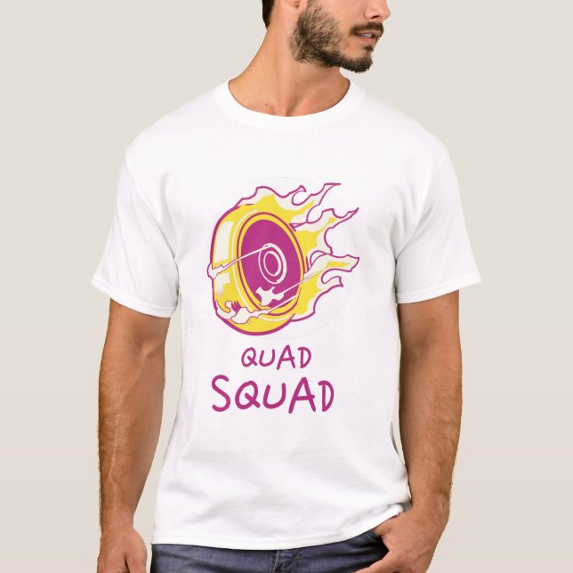 Fyrkantig Sällskap  T Shirt (Framsida)