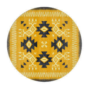 Fyrkantig shawl, blommigt batik.