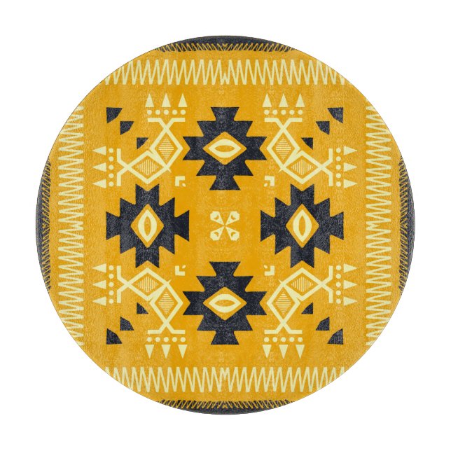 Fyrkantig shawl, blommigt batik. (Framsidan)