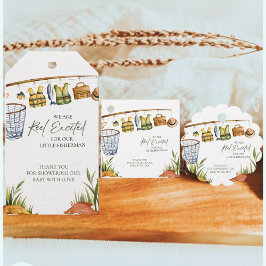 Fyrkantig Tack för exceptionell babyutställning Gåvor Etiketter