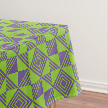 Fyrkantig triangel Geometrisk Grönt Lila Mönster