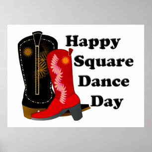 Fyrkantiga Dance Day Poster
