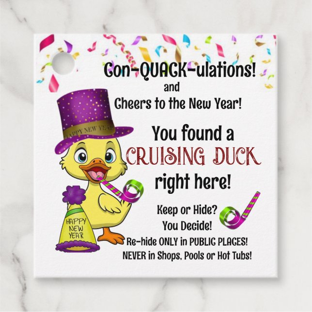 Fyrkantiga favorittaggar gåvor etiketter (Framsida)