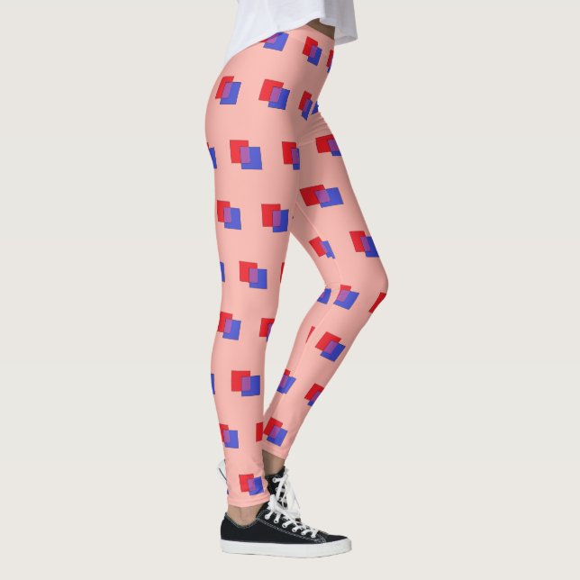 Fyrkantiga former: Rosa Leggings (Höger)