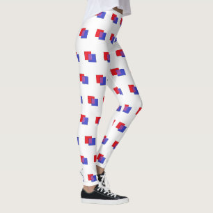 Fyrkantiga former: Vita Leggings