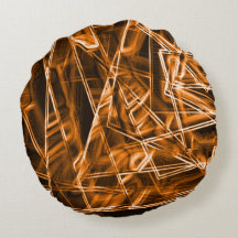 Fyrkantiga hörn och 'neon' orangea fläckar