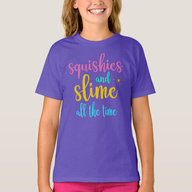 Fyrkantiga och glida hela tiden T-Shirt (Framsida)