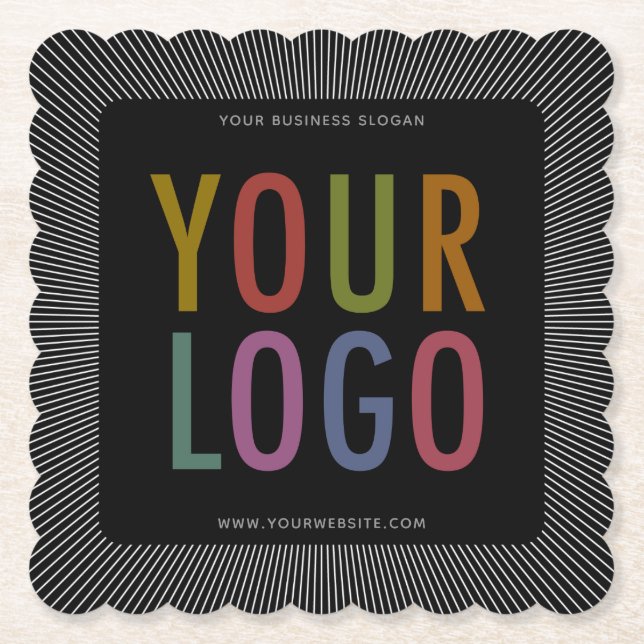 Fyrkantiga Skalpellkantade Pappersunderlägg Företa Underlägg Papper (Framsida)