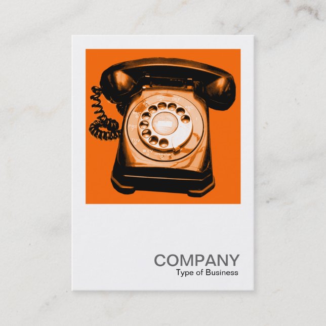 Fyrkantigt foto 0129 - Hotline - Orange Visitkort (Framsida)