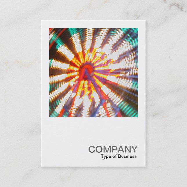 Fyrkantigt foto 0133 - Stort hjul Visitkort (Framsida)