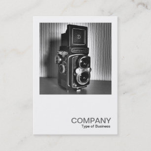Fyrkantigt foto 0172 - TLR-kamera med Vintage Visitkort