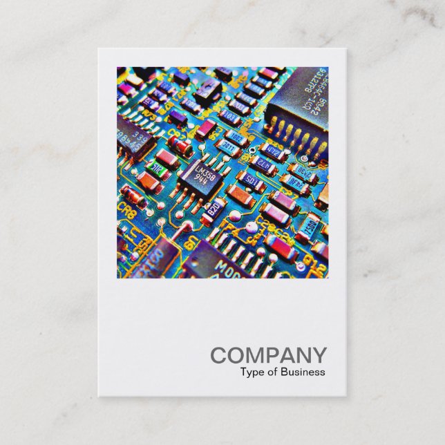 Fyrkantigt foto 0312 - Vacker cirkulation Visitkort (Framsida)