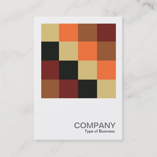 Fyrkantigt foto 0521 - Färg-kvadrater 04 Visitkort (Framsida)
