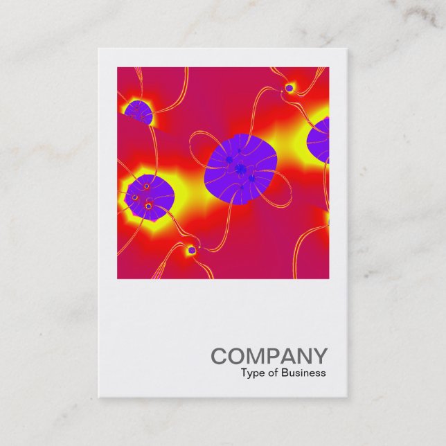 Fyrkantigt foto 057 - Fyrkantig design Visitkort (Framsida)